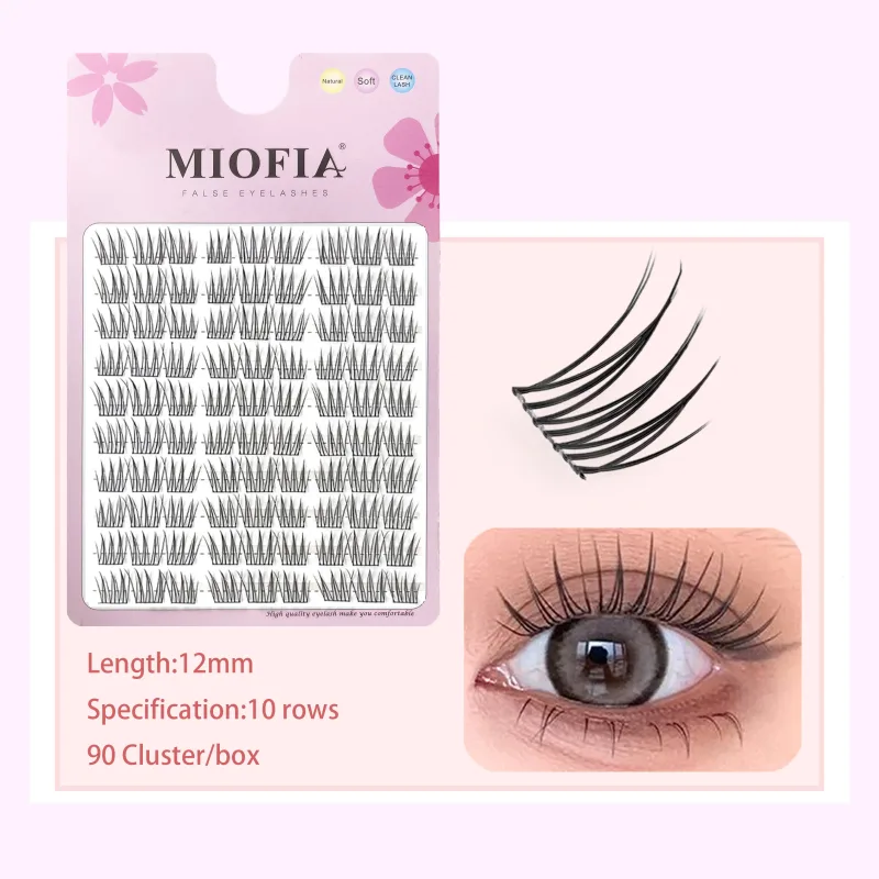 Cluster Lashes Natural Eyelash Extension Fluffy Fox Eye Lashes Mixed Tary Large Capacity Anime Lashes DIY Eyelash Cluster — image 13