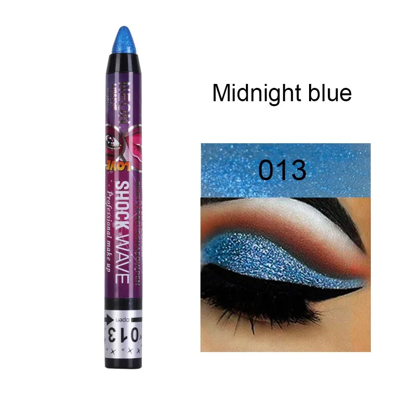 2 In 1 Eyeshadow Lipstick Stick Pencil Waterproof Glitter Matte Eye Shadow Makeup Pigment Eyeshadow Pen — image 19