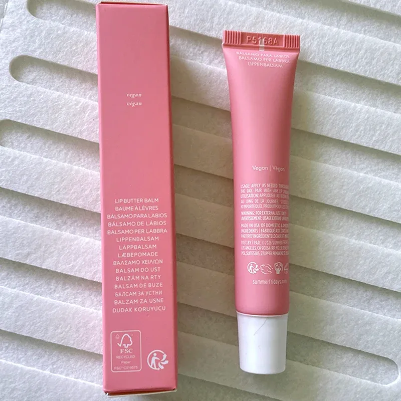 Summer Limited Rho Vanilla Beige LipBalm Moisturizing Transparent Lipstick Set Smooth Soft Tube Mirror Lip Gloss Lip Blum Makeup — image 12