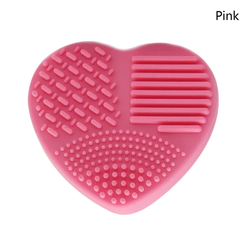 1pc Colorful Heart Shape Clean Make Up Brushes Wash Brush Silica Glove Scrubber Board Cosmetic Cleaning Tools For Makeup Brushe — image 15