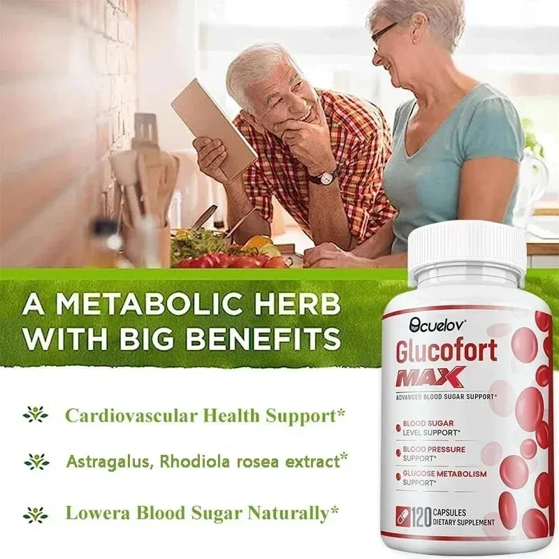 All-natural Blood Sugar Support Supplement Balances Blood Sugar Blood Pressure Glucose Metabolism Non-GMO Gluten-free — image 2