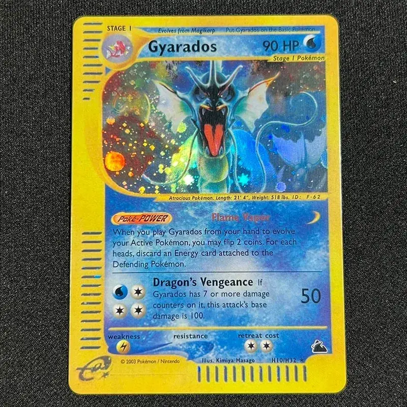 PKM Single Cards 1st Edition E-Card Celebi Charizard Skyridge (SK) Foil Cards Zapdos Aquapolis Classic Game Collection PROXY — image 19