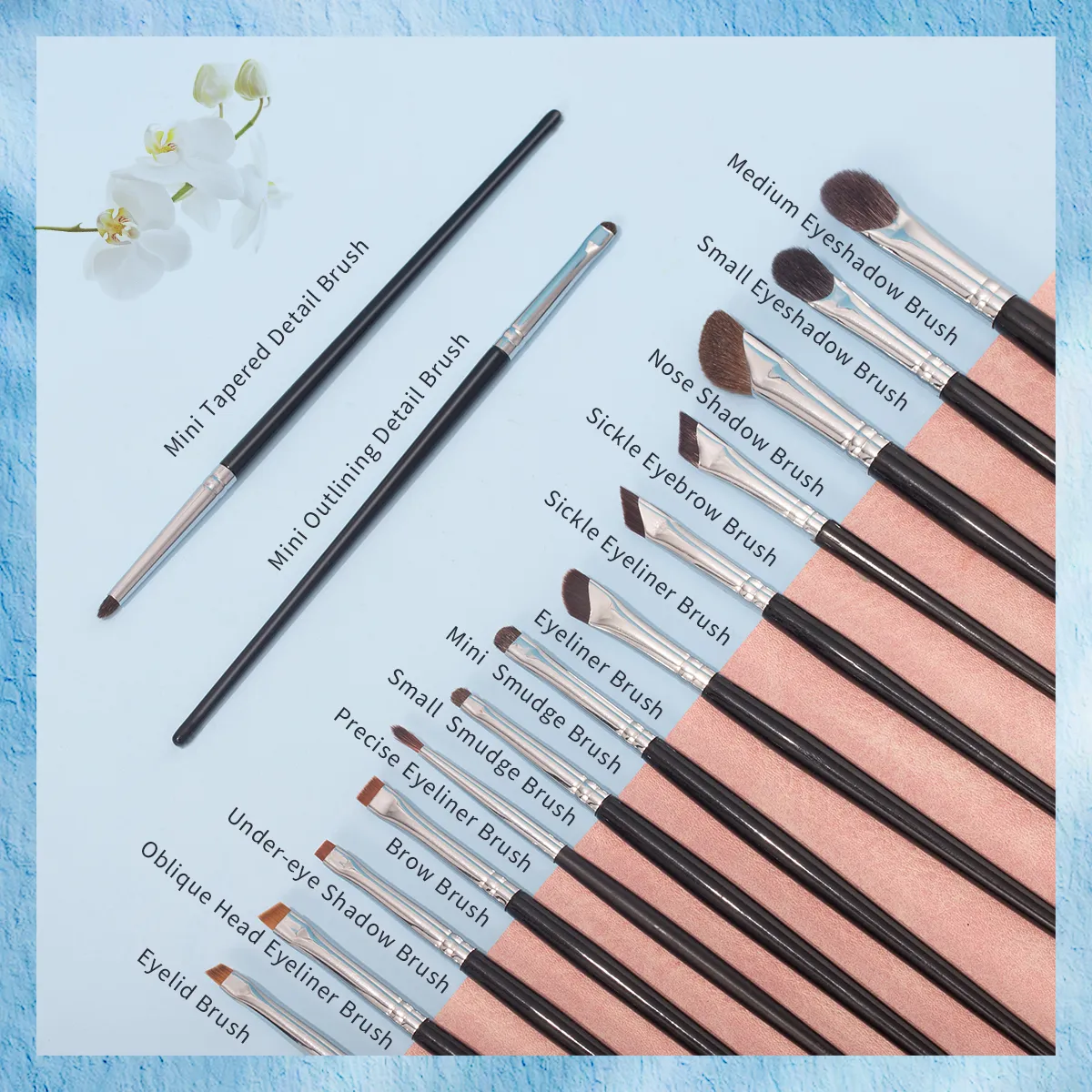 OVW NEW Makeup Brushes Black Handle Soft Fluffy Eyeshadow Foundation Concealer Blending Blush Brush Cosmetics Beauty Tool — image 4