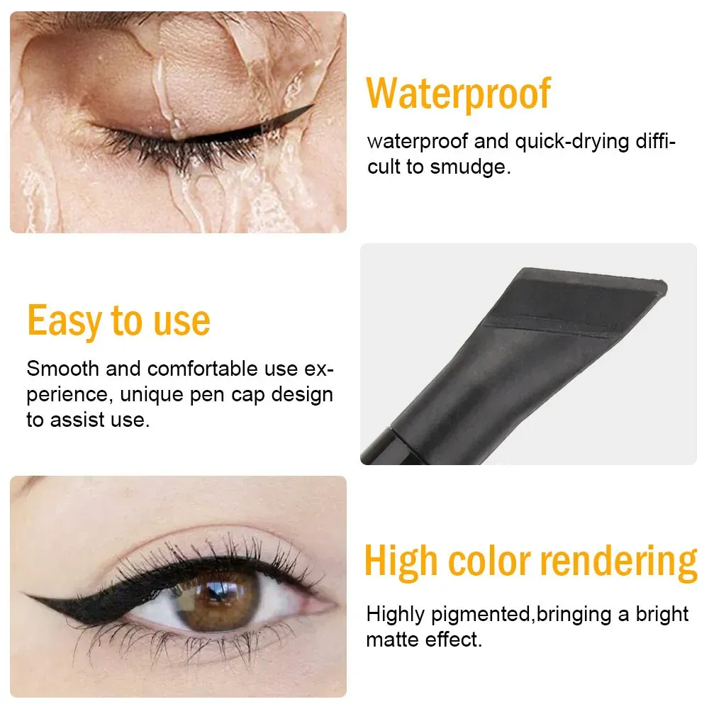 12 Colors Waterproof Rainbow Matte Colorful Liquid Eye Liner Pencil White Pink Color Eyeliner Pen Makeup Long-Lasting Cosmetics — image 5