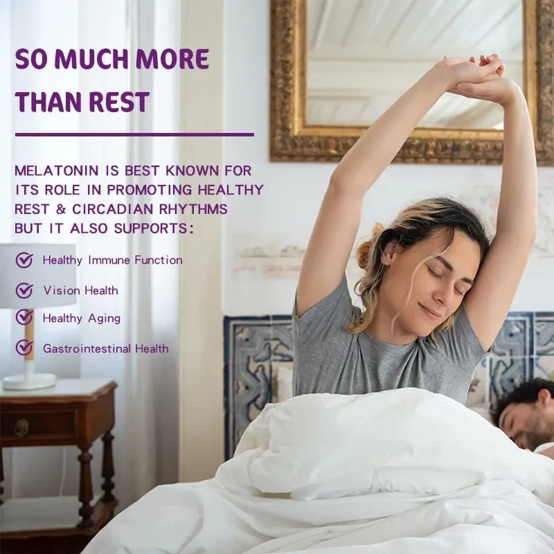 Melatonin Supplements - Promote Sleep Quality & Alertness Help Deep Sleep