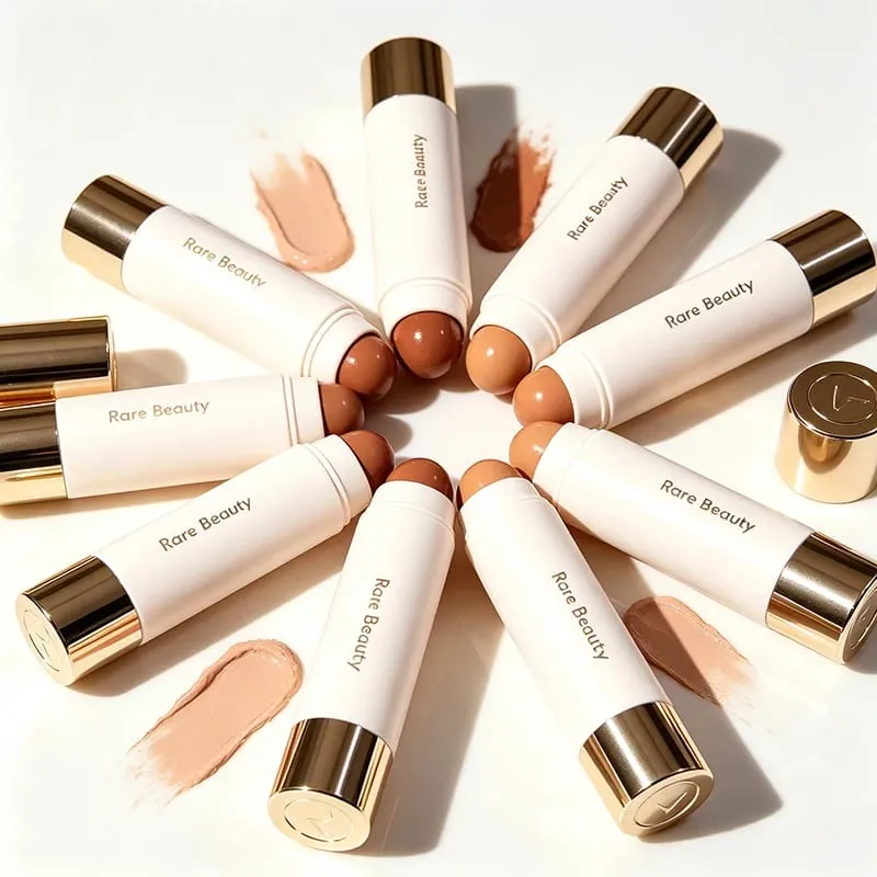 Hot RARE Beauty Hydrating 4-color Butter Lipstick Gloss Natural High Gloss Liquid 3d Face Contour Stick Color Makeup Products — image 5