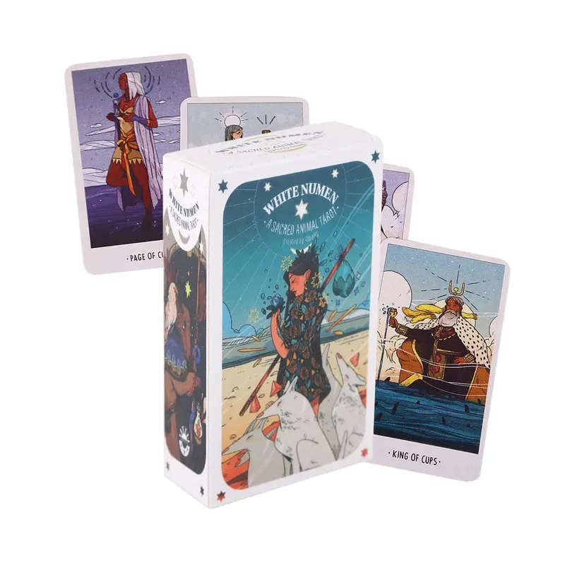 Tarot Oracle Card Mysterious Divination Comics Tarot Card Female Girl Card Game Board Game English Playing Cards with PDF Guide — image 15