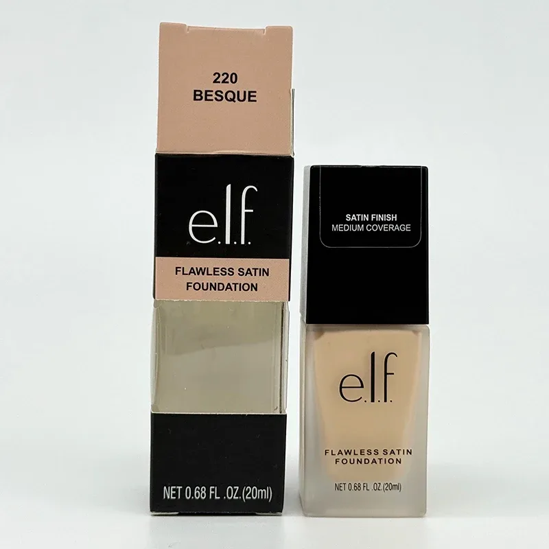 Elf Full Coverage Liquid Foundation Naturally Covers Flaws Cosmetics Flawless Satin Liquid Foundation Lasting Oil Control Makeup — image 12
