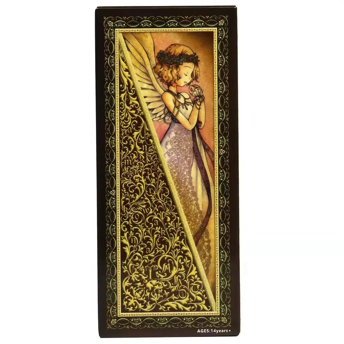 Kartu Tarot Ketakutan Rendah 78 Buah Dek Dongeng Anime Kawaii Lucu Ramalan Oracle Permainan Papan Semangat Sihir Ramah Pemula — image 4