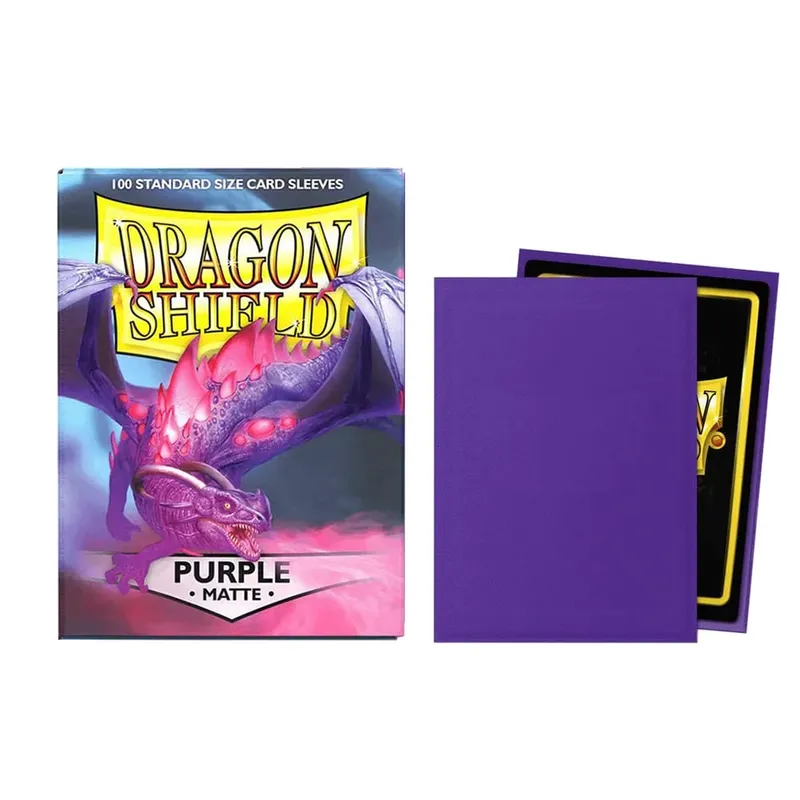 100 PCS/BOX Multicolor Dragon Shield Cards Sleeves Cover Matte Cards Sleeves Protector for TCG/PTCG Star Card Board Games Cards — image 19