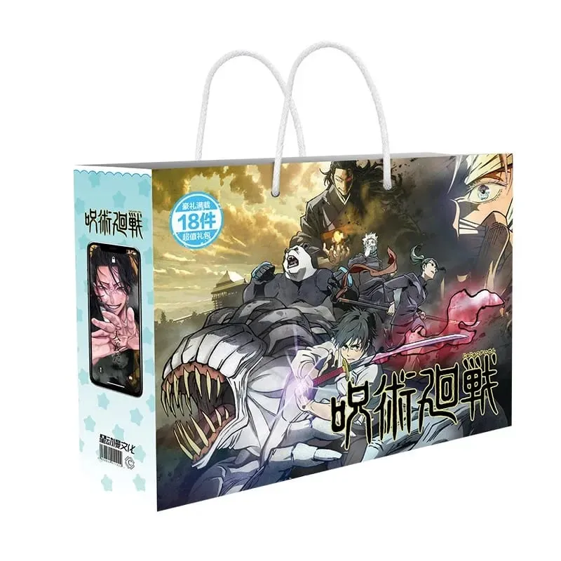 Anime Lucky Gift Bag Bungou Stray Dogs Haikyuu Collection Toy Include Postcard Poster Bookmark Lomo Cards Genshin Impact Figure — image 20