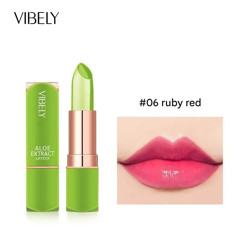7 Color Mood Changing Lip Balm Natural Aloe Vera Long Lasting Moisturizing Lipstick for Women Color-Shifting Makeup — image 8