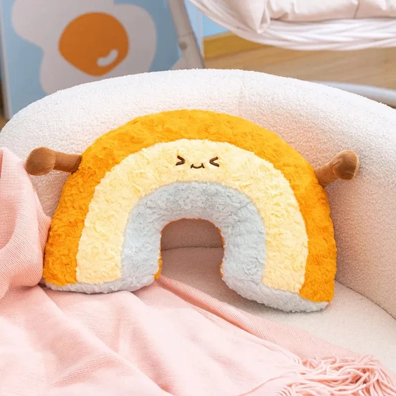 Rainbow Wish Star Moon Plush Pillow Colorful Crown Cloud Soft Toy Pillow Cushion Sofa Home Decoration Throw Pillows — image 24