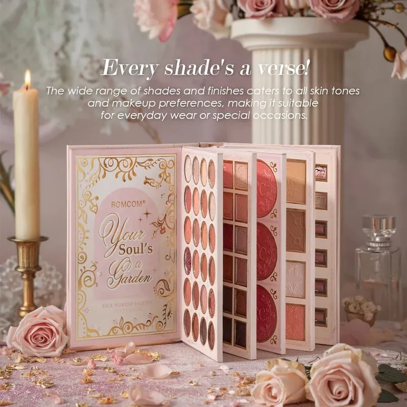 5‑Page Full Face Makeup Kit Matte & Shimmer Eyeshadow Blush Contour Lip Gloss Mascara for Versatile Makeup Looks — image 3