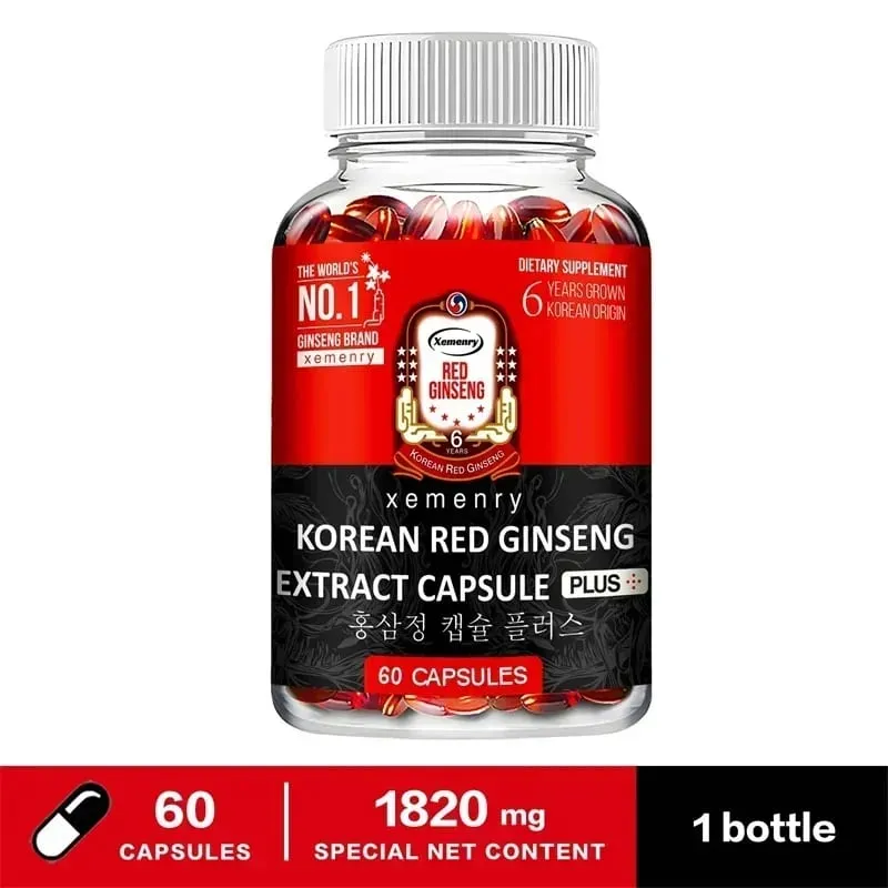 Korean Red Ginseng Supplement - High Potency for Energy Focus Performance Vitality & Immune Support - for Men and Women — image 10