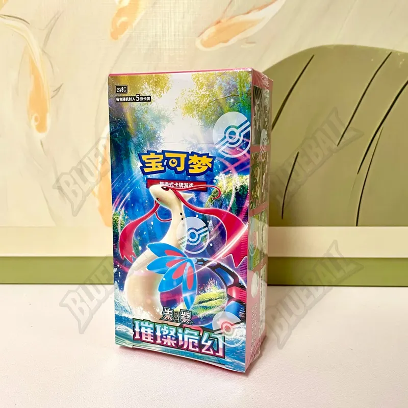Pack de gemmes pokemon Violet écarlate Original Vol6, boîte fine TCG, cartes de combat à collectionner, Version chinoise simplifiée, jouets, cadeau — image 16