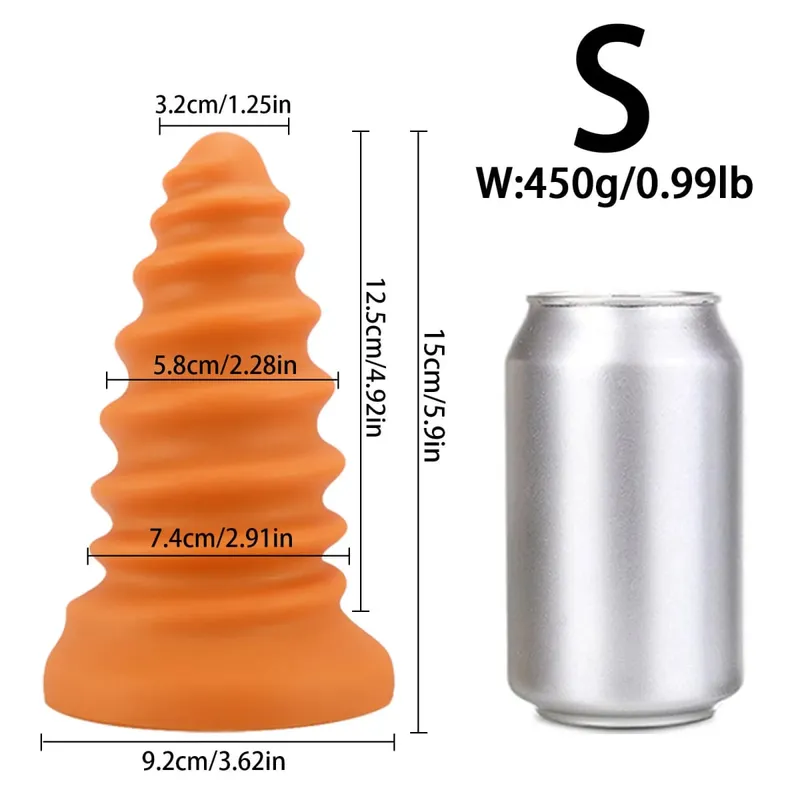 Huge Anal Plug Anal Training Dilator Big Dildo Ass Long Screw Butt Plug Large Gay Sex Toy for Women Men Prostate Massage 18 — image 16