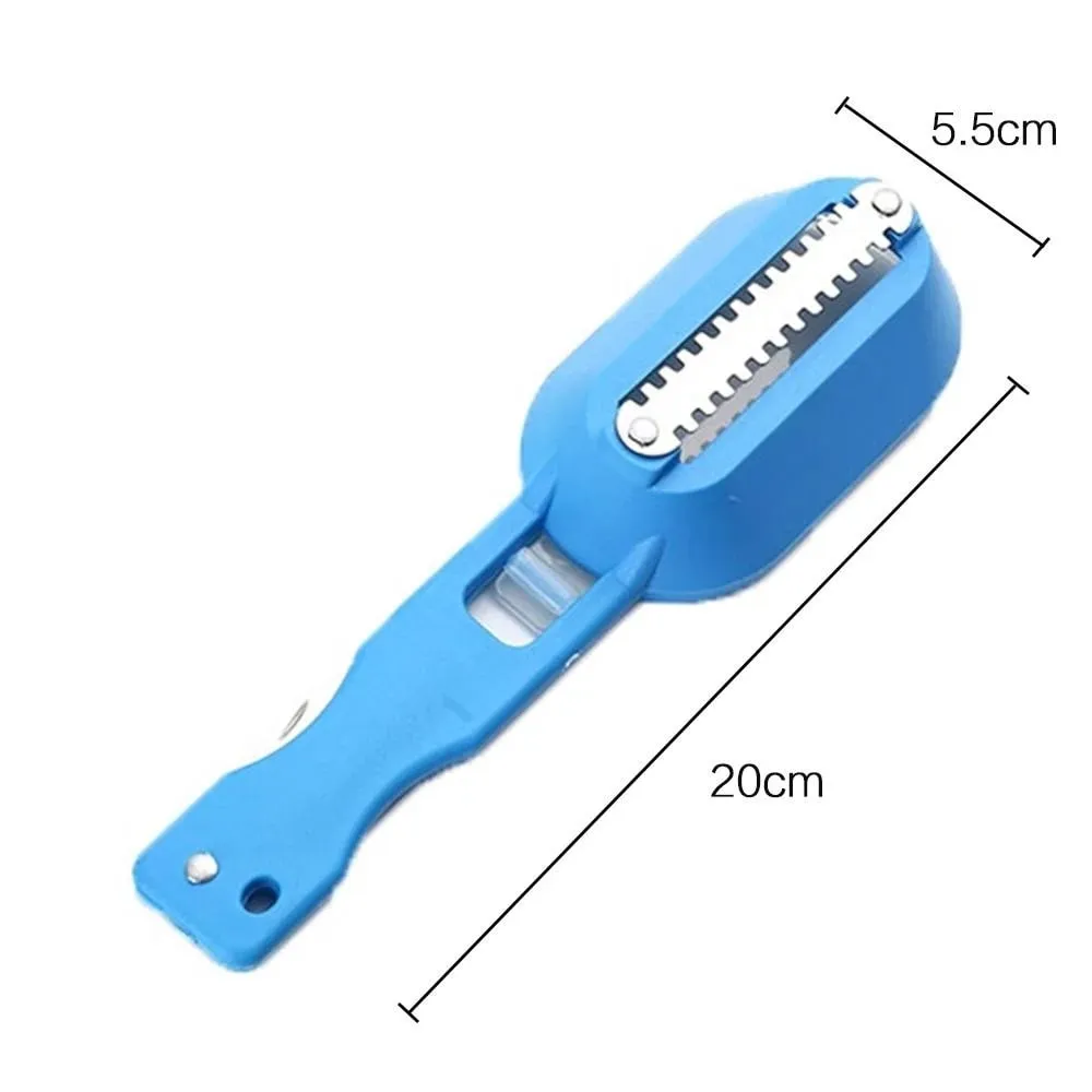 Multifunction Scraping Fish Scale Brush Disassembly Fish Knife Quickly Cleaning Fish Scales Home Kitchen Tool — image 6