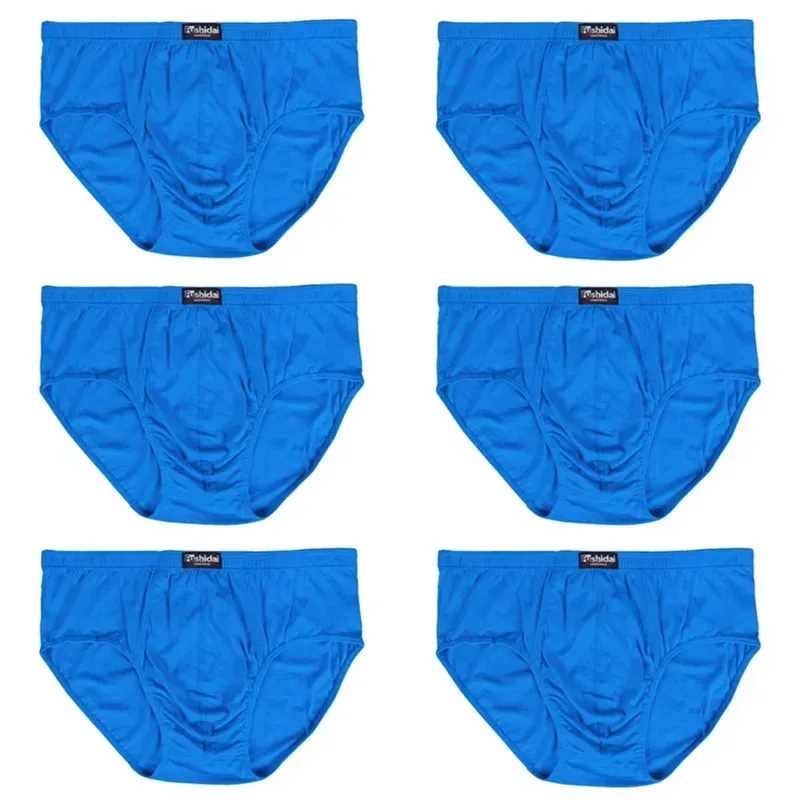 Men's Big & Tall Cotton Underwear 6 Pack - 6XL 7XL 8XL Plus Size Briefs, Breathable Soft Comfort Fit Boxer Shorts for Large Men