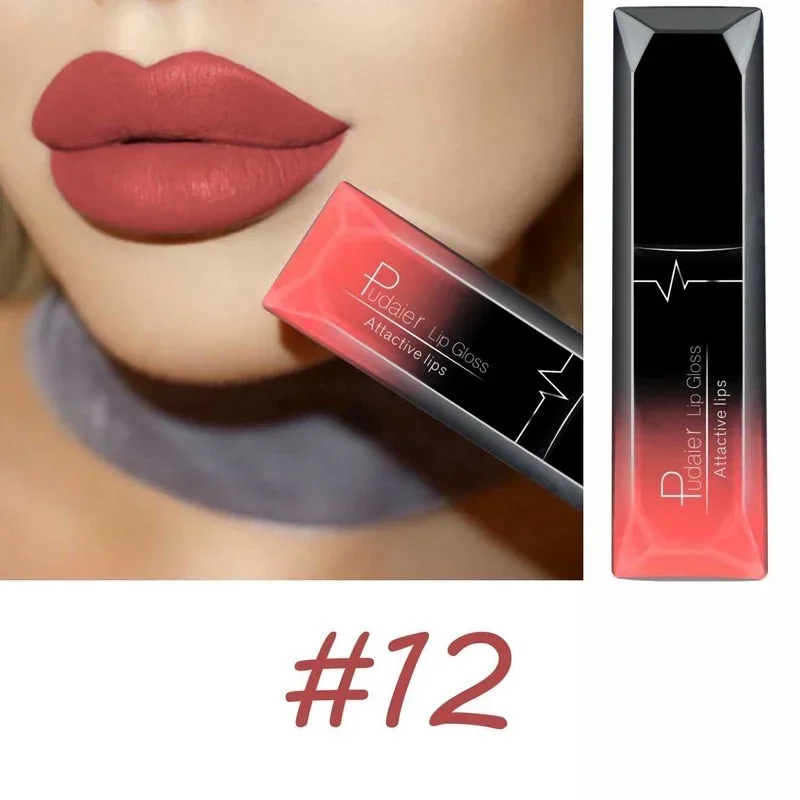 Velvet Matte Liquid Lipstick Waterproof 17 Long Lasting Colors Non Stick Cup Kissproof Smooth Soft Lip Tint for Girls — image 18