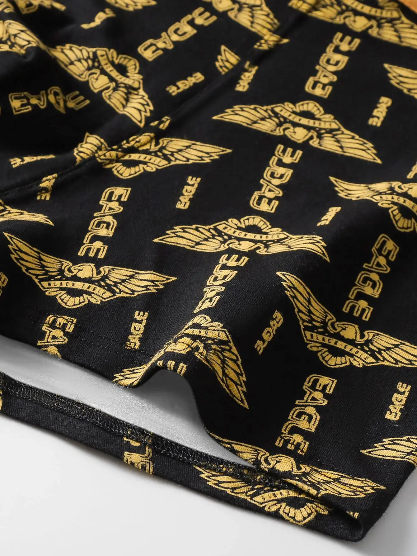 4 pezzi: slip intimi da uomo, boxer con stampa di tendenza, slip da uomo eleganti e di tendenza, boxer standard traspiranti — image 8