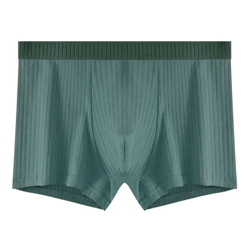 7Pcs/Lot Men's Cotton Underwear Boxer Shorts Pure Cotton Breathable Mid-waist High Elasticity Men's Sexy Soft Men's Shorts L-4XL