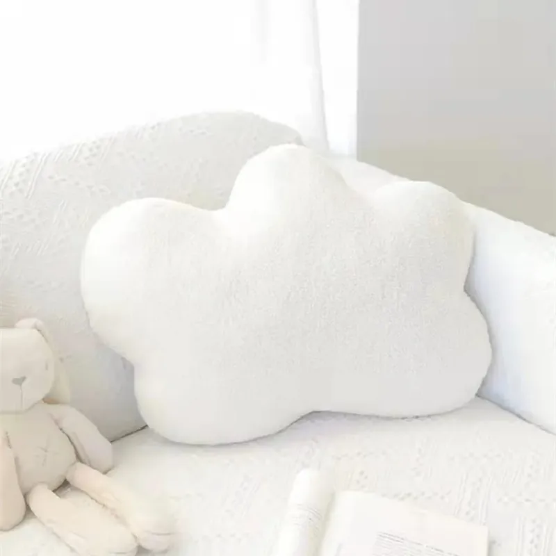 New Nordic Ball Solid Color Cushion Stuffed Flower Plush Pillow for Sofa Waist Office Cushion Kid Toy Gifts Home Decoration
