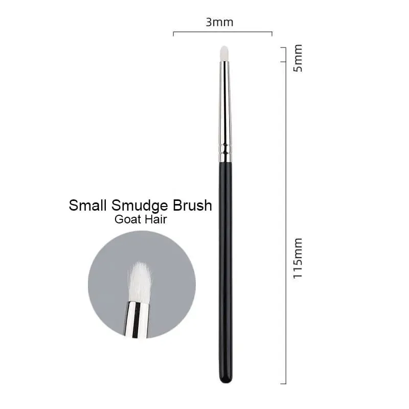 1pc Goat hair Round Blush Makeup brushes Angled sculpting Make up brush contour eyeshadow small smudge eye detail pointed shadow — image 10
