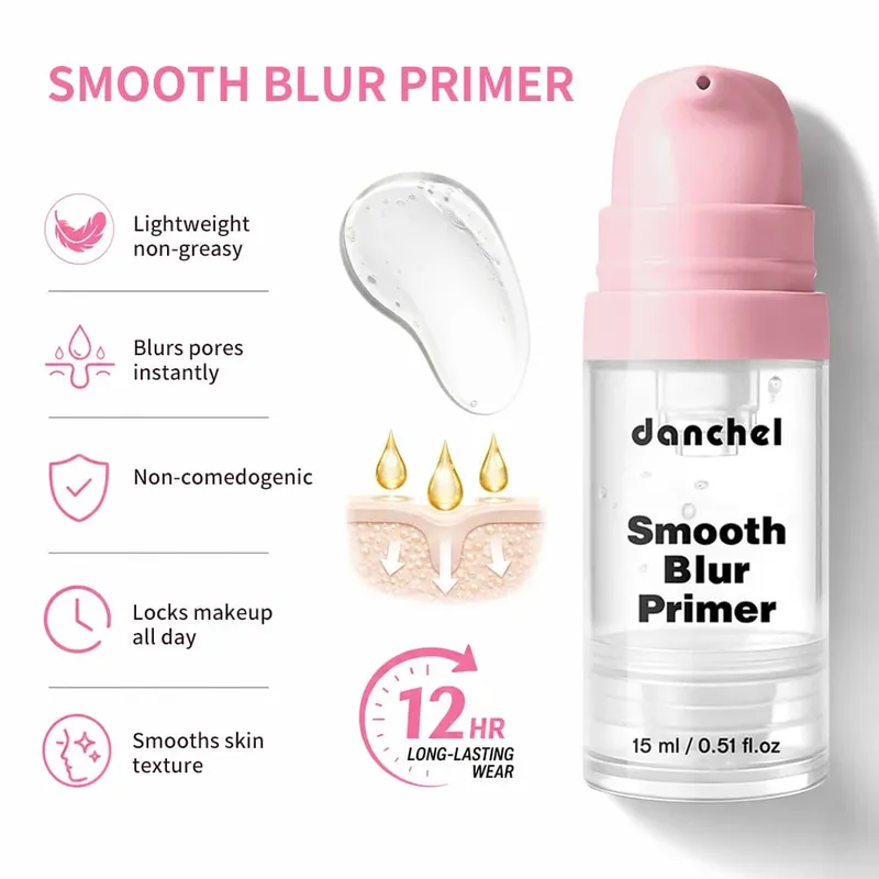 Primer Foundation Makeup Base Set Long Lasting Hydration Concealer Full Coverage Blurring Effect Mild Formula Primer Makeup Kit — image 5
