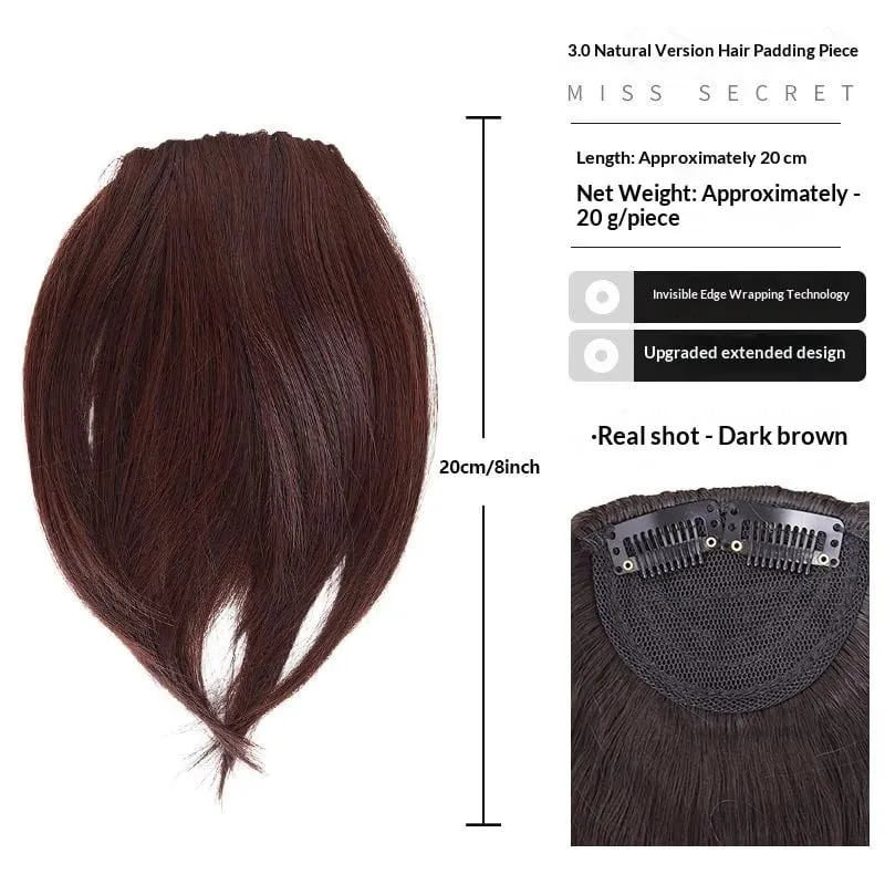 Synthetischer High-Crown-Haaraufsatz für Damen mit unsichtbarem Clip-In-Design. Natürlich aussehendes Volumen – für schütteres Haar — image 10