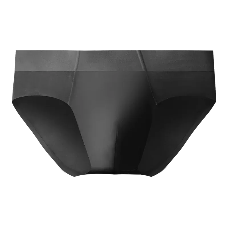 2PCS men's underwear, men's triangle underpants, seamless antibacterial, triangular breathable shorts