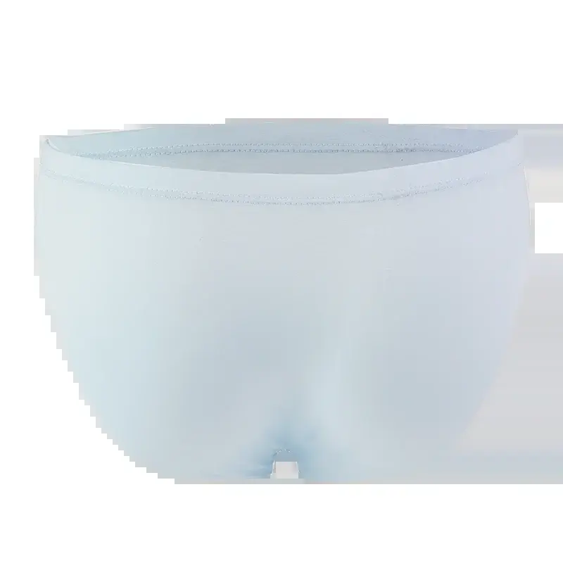 3 STK Herr sommar Cool Ice Silk Underkläder Ultratunna Sexiga genomskinliga triangeltrosor Bekväma ventilerande kalsonger Underkläder — image 8
