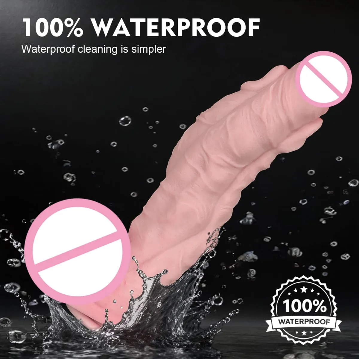 Dildo Raksasa Besar Penembusan Dubur Palam Punggung Dubur Wanita G-spot Melancap Stropon Dick Dildo 18+ Mainan Seks Dewasa untuk Wanita/Lelaki — image 5