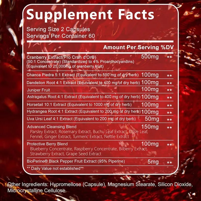 Kidney Cleanse Detox & Repair Urinary Tract Support & Flush Formula To Support Normal Kidney Function — image 2