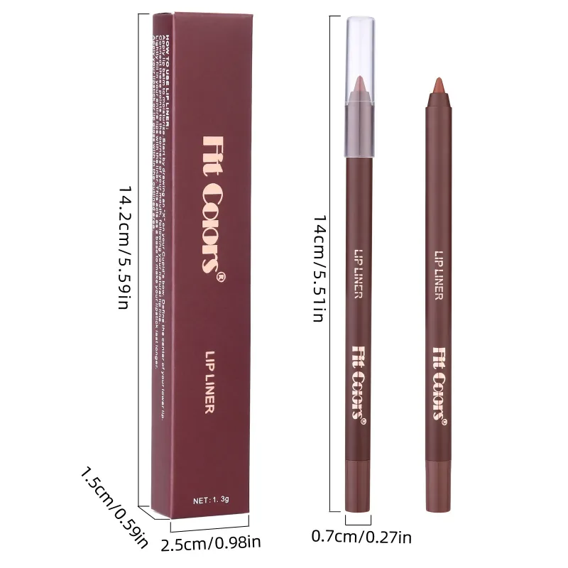6 Colors Waterproof Matte Lipliner Pencil Black Red Contour Tint Lipstick Long Lasting Non-stick Cup Moisturising Lips Makeup — image 7