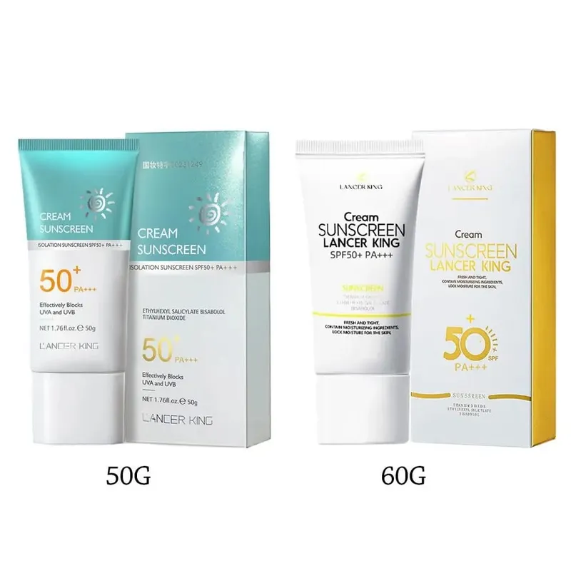 60g/50g Multi-effect Repair Summer Sunscreen Cream SPF50+ Sun Block Isolation Cream Mild Concealer Lightweight — image 7