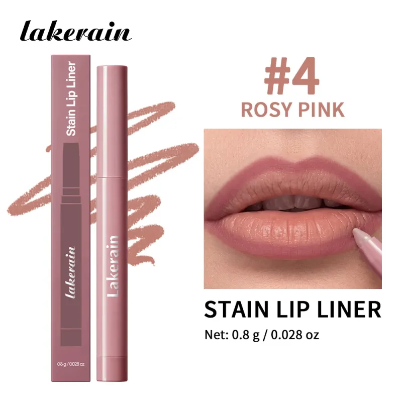 Cream Lip Liner Long Lasting Wear Waterproof Sweat-resistant Fast-setting Rich Pigmented Color Smooth Matte Texture Lip Liner — image 9