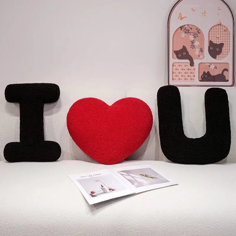 40CM English Letter Throw Pillow Stuff Alphabet Plush Cushion Living Room Sofa Home Decoration Creative Combination pillow — image 2