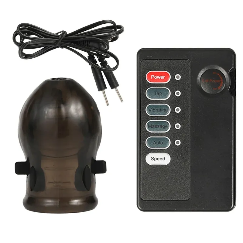 Electro Shock Penis Ring Electric Penis Enlarger Massage Penis Ring Adult Themed Toys Electrocal Stimulate Sex Toys For Men — image 11