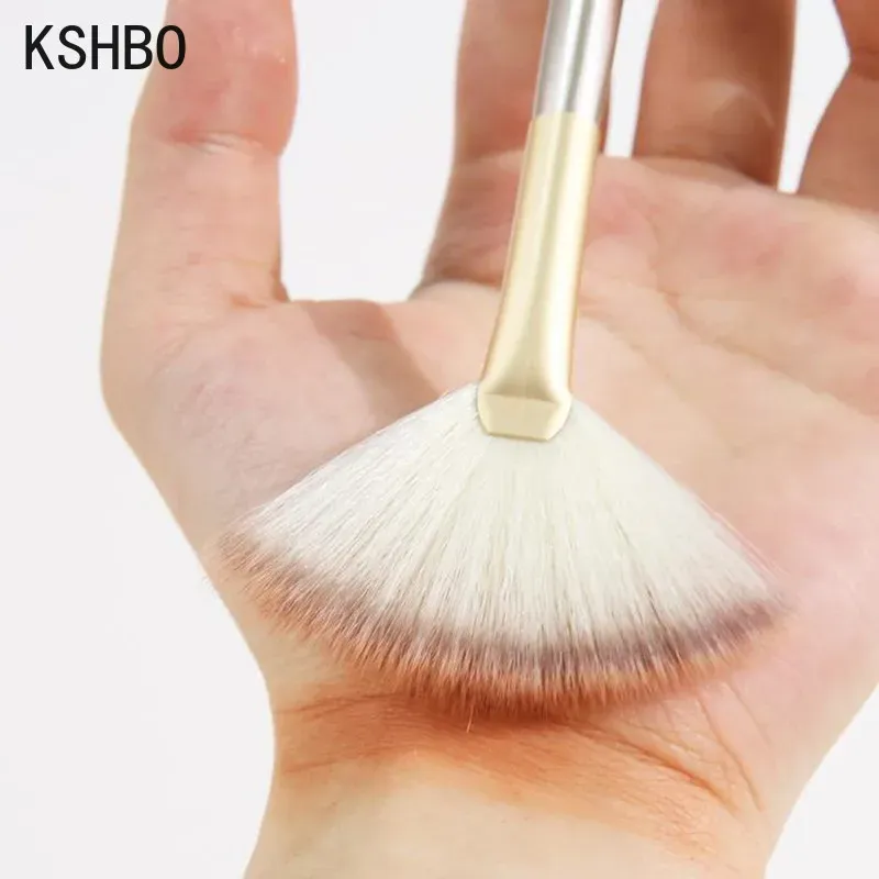 5 uds cepillos de abanico cepillos faciales cepillo de maquillaje suave aplicador cosmético herramientas mango de madera y fibra suave para mascarilla exfoliante