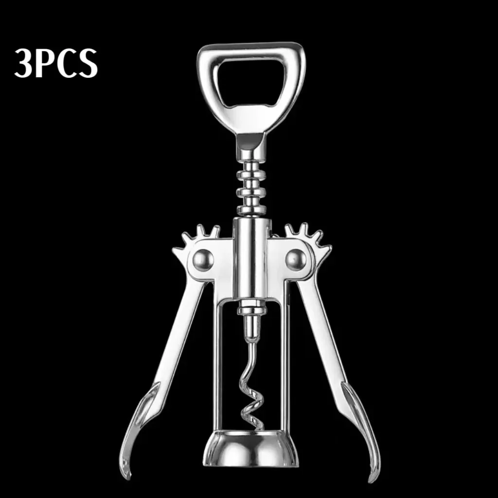 Red Wine Bottle Opener Beer Driver SteelWine Corkscrew Wine Opener Multifunctional Stainless Corkscrew Kitchen Supplies — image 8