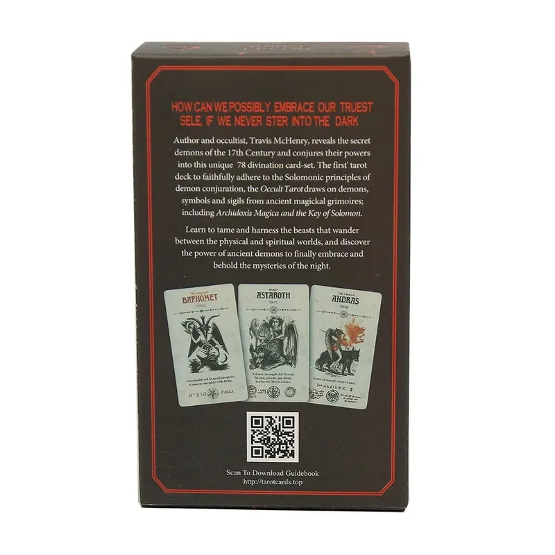 Nightmare Occult Tarot Cards Set Deck Oracle Card Family Party Playing Cards Board Solomonic Ancient Magickal Grimoires — image 4