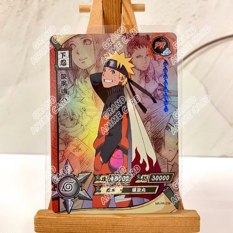 Kayou Genuine Anime Naruto Card PR Full Series No.01-38 Single Card Rare Card Collection Game Naruto Uzumaki Children's Toy Gift
