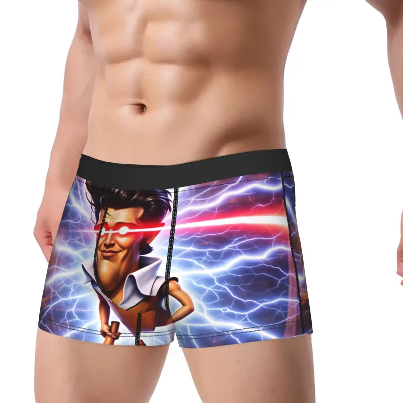 Charlie Kirk Meme Boxer Shorts pochette sous-vêtements haute qualité douane Shorts slips nouveauté hommes culottes grande taille 2XL — image 2