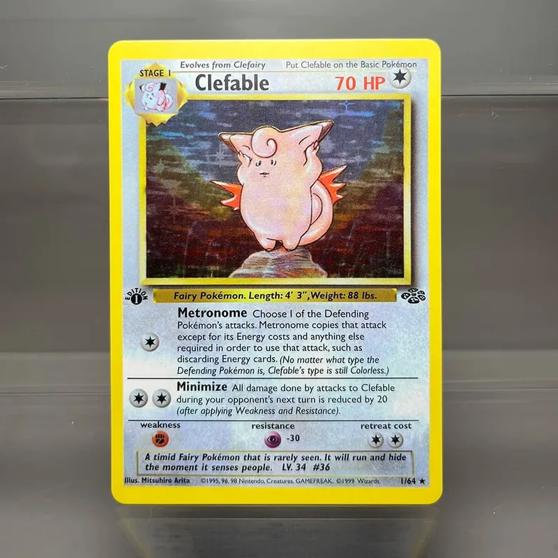 PKM Proxy Cards Jungle Classic 1996 1st Edition Gyarados Magneton Cards Collection PTCG Jolteon Foil Card (NG) — image 2
