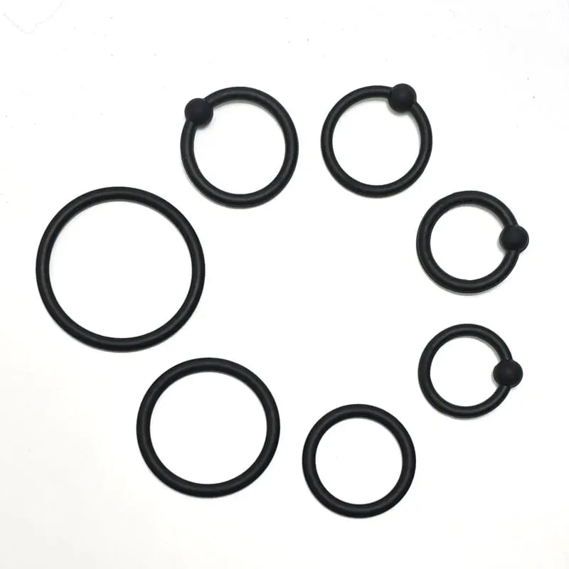 3-8 PCS Men's Silicone Cock Ring Erection Ring for Ejaculation Delay Sex Toys for Men Couples Clitoris Stimulator Penis Ring — image 1