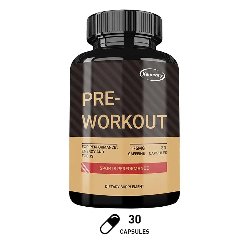 Pre-Workout Supplement - Muscle Building Endurance Support Heart Health Circulation