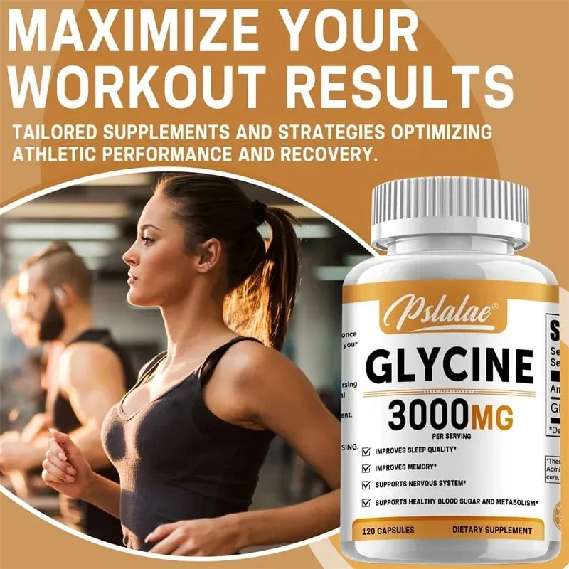Glycine Supplement - Promotes Restful Sleep Supports Cognitive Function Emotional Balance and Neurological Health