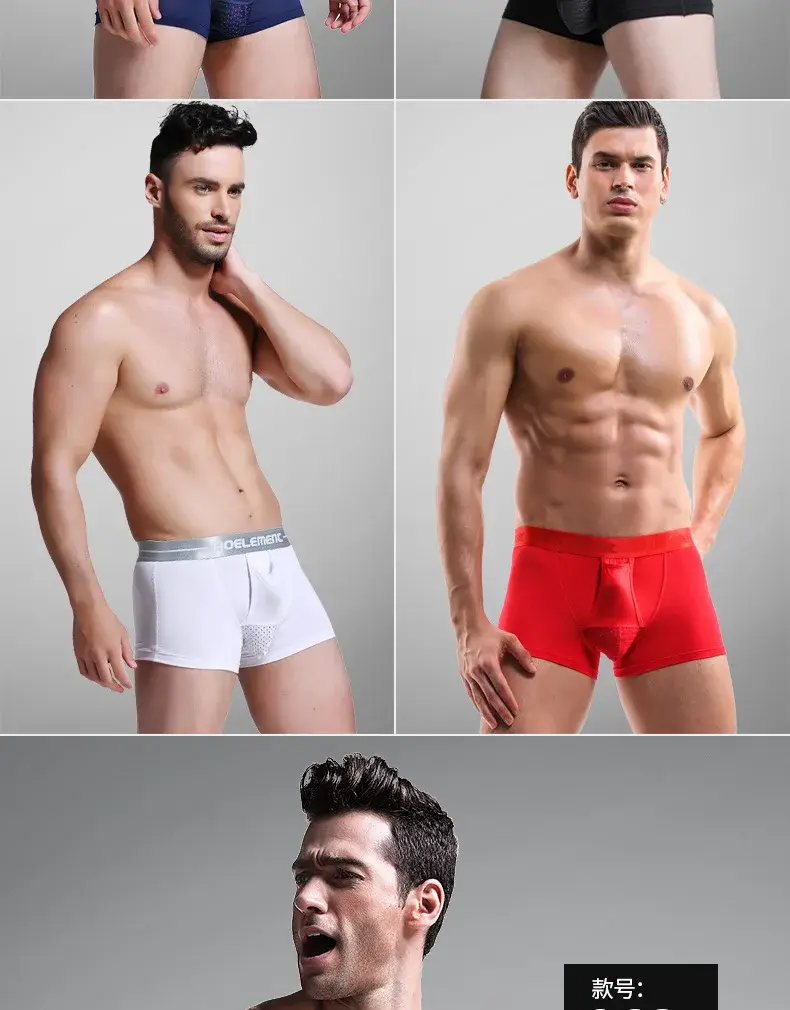 L-5XL tamanho grande masculino varicocele roupa interior suporte testículo escrotal bolsa dupla boxer cabo espermático separação de bala underpant — image 4