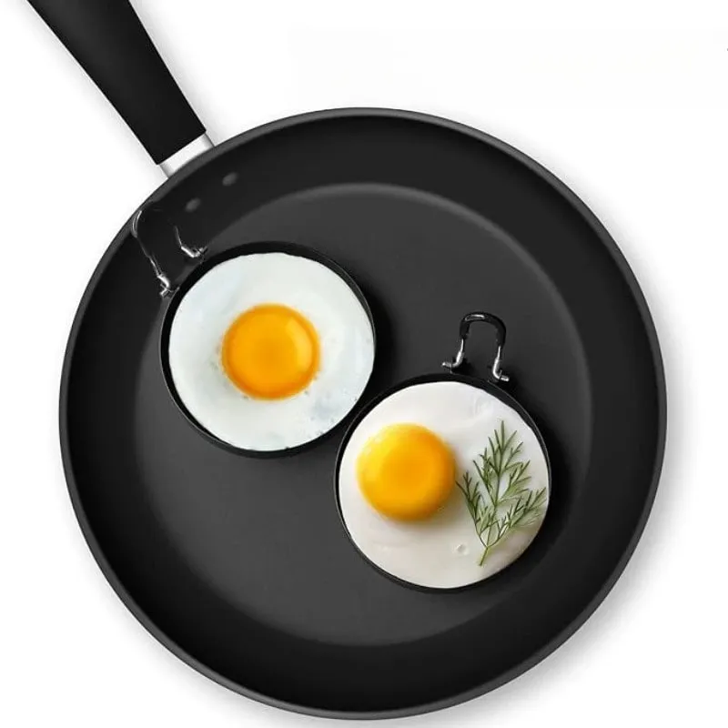 Professional Stainless Steel Egg Fried Ring Nonstick Round Pancake Mold — image 5